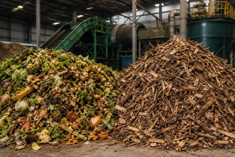 Blending Food and Wood Waste for Better Alternative Fuels