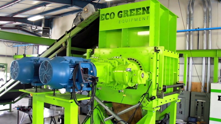 Eco Green Equipment Launches new Two-Shaft Shredder for its Eco Green Giant Shredder Line