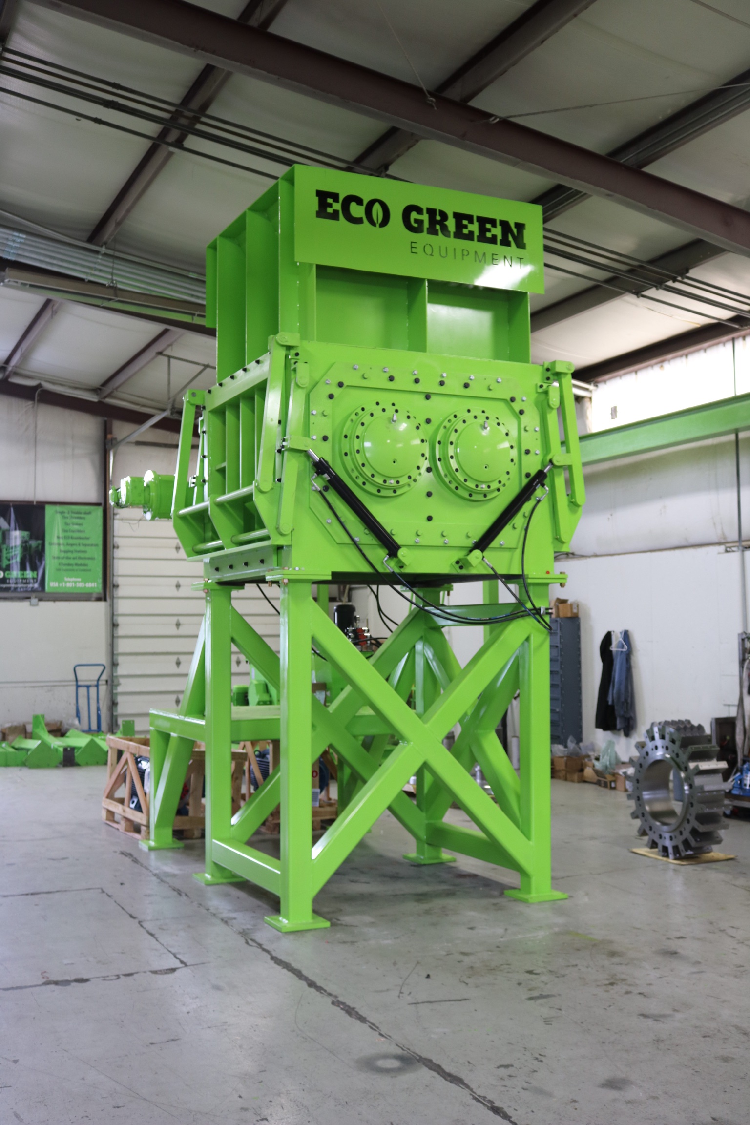 eco green giant tire shredder eco green equipment tire