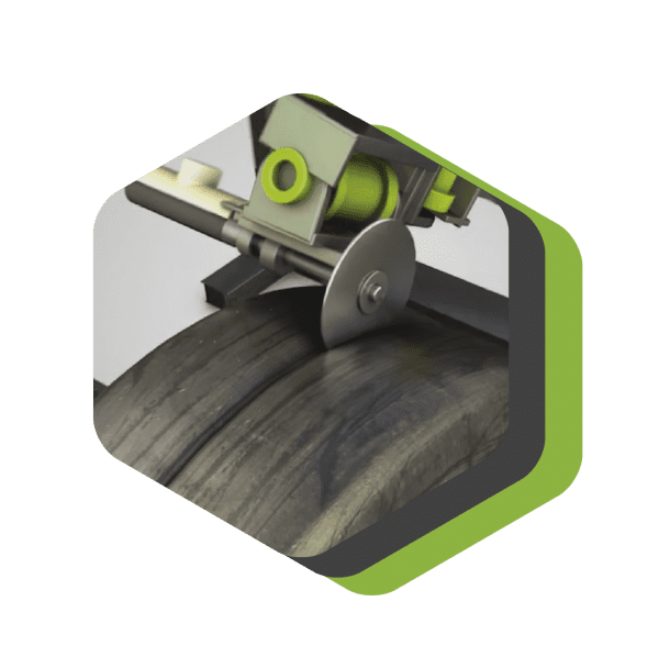Maquinilla de afeitar trituradora de reciclaje de neumáticos Eco Green Equipment