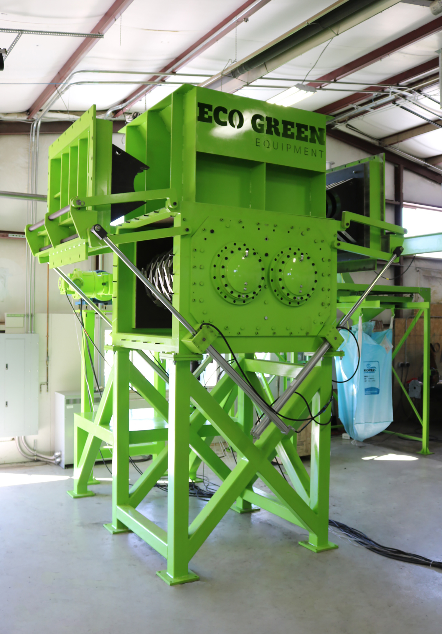 Tire Shredding: ECO Green Giant