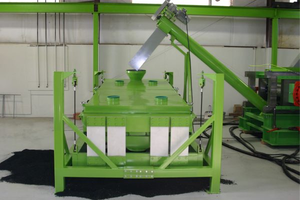 sistema de cribado trituradora de reciclaje de neumáticos Eco Green Equipment
