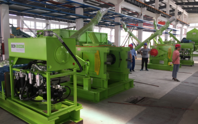 ECO Green Equipment Announces New Rubber Powder Tire Recycling System for GVG Material Co. LTD in China.