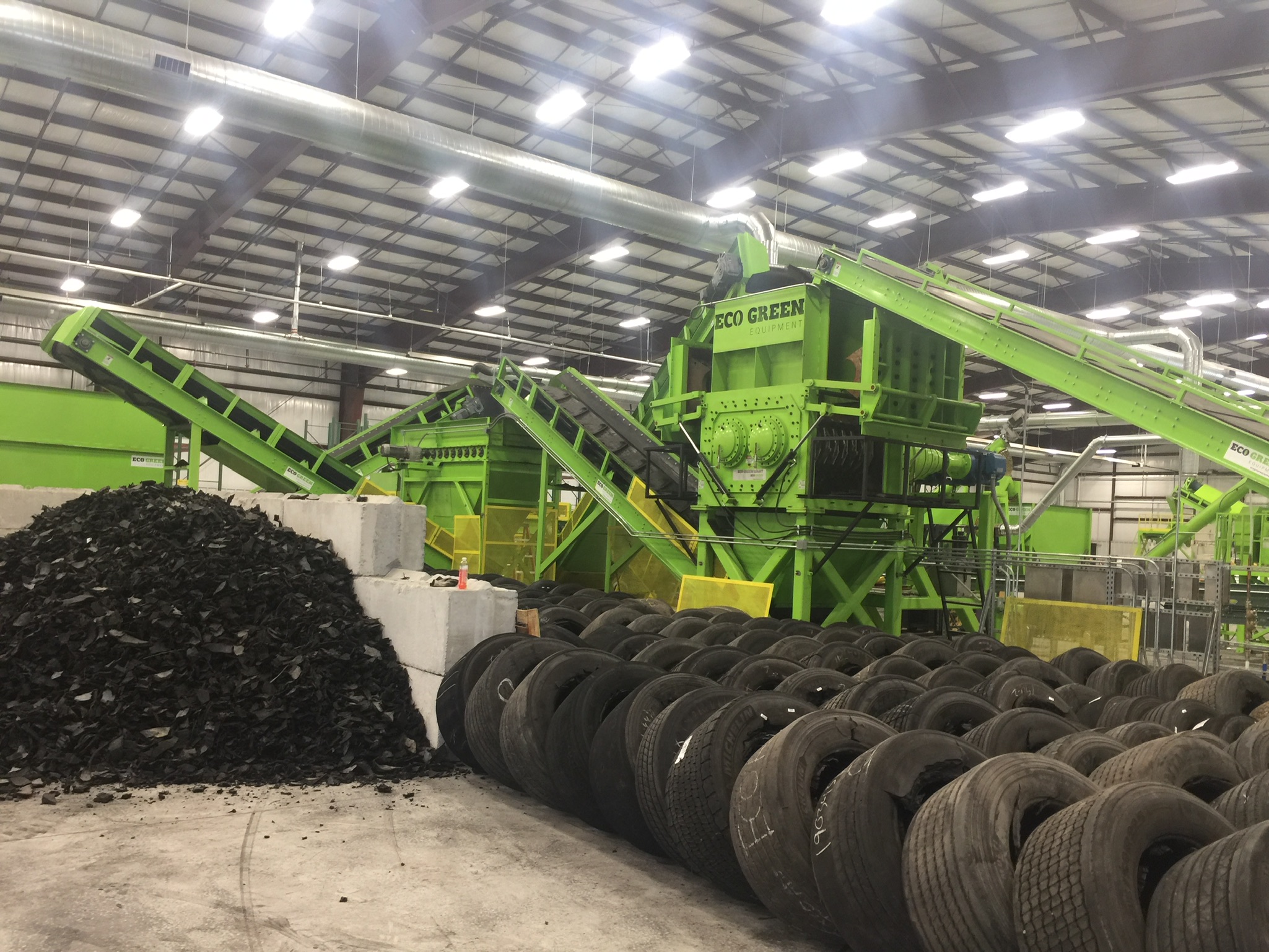 Tire Shredding: ECO Green Giant