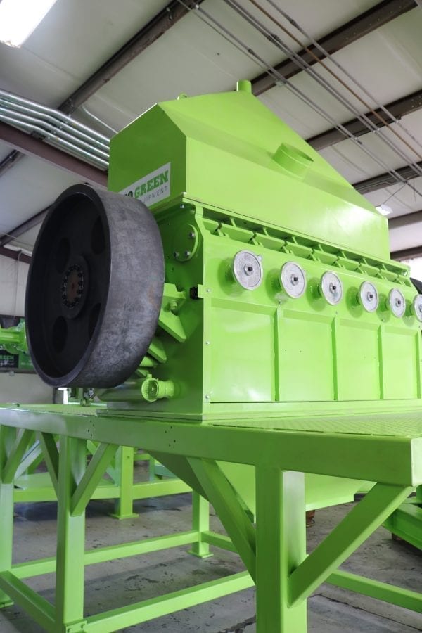 Trituradora de reciclaje de neumáticos Eco Green Equipment