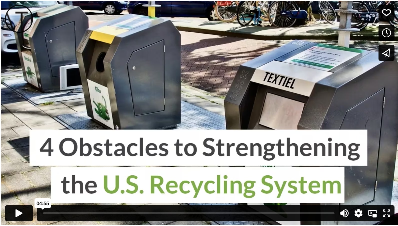 4 Obstacles to Strengthening the U.S. Recycling System