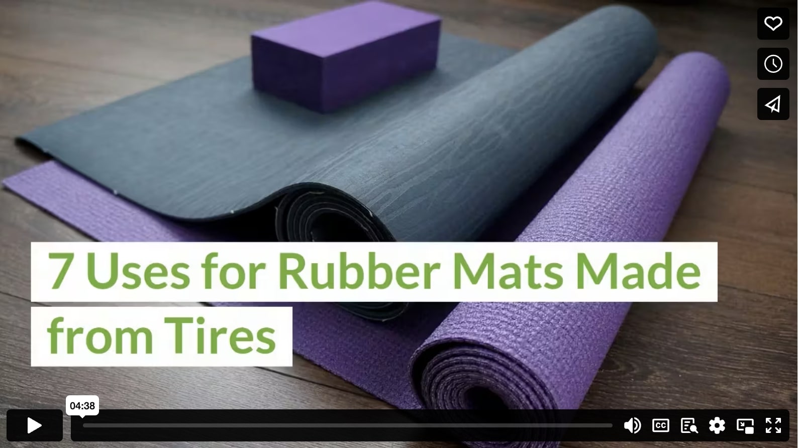 7 Uses for Rubber Mats Made from Tires