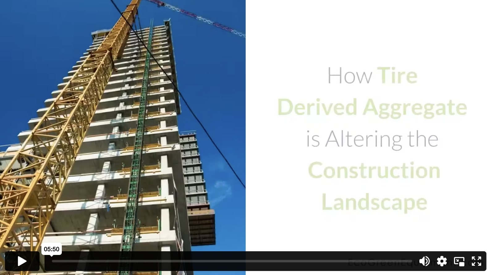 How Tire Derived Aggregate is Altering the Construction Landscape