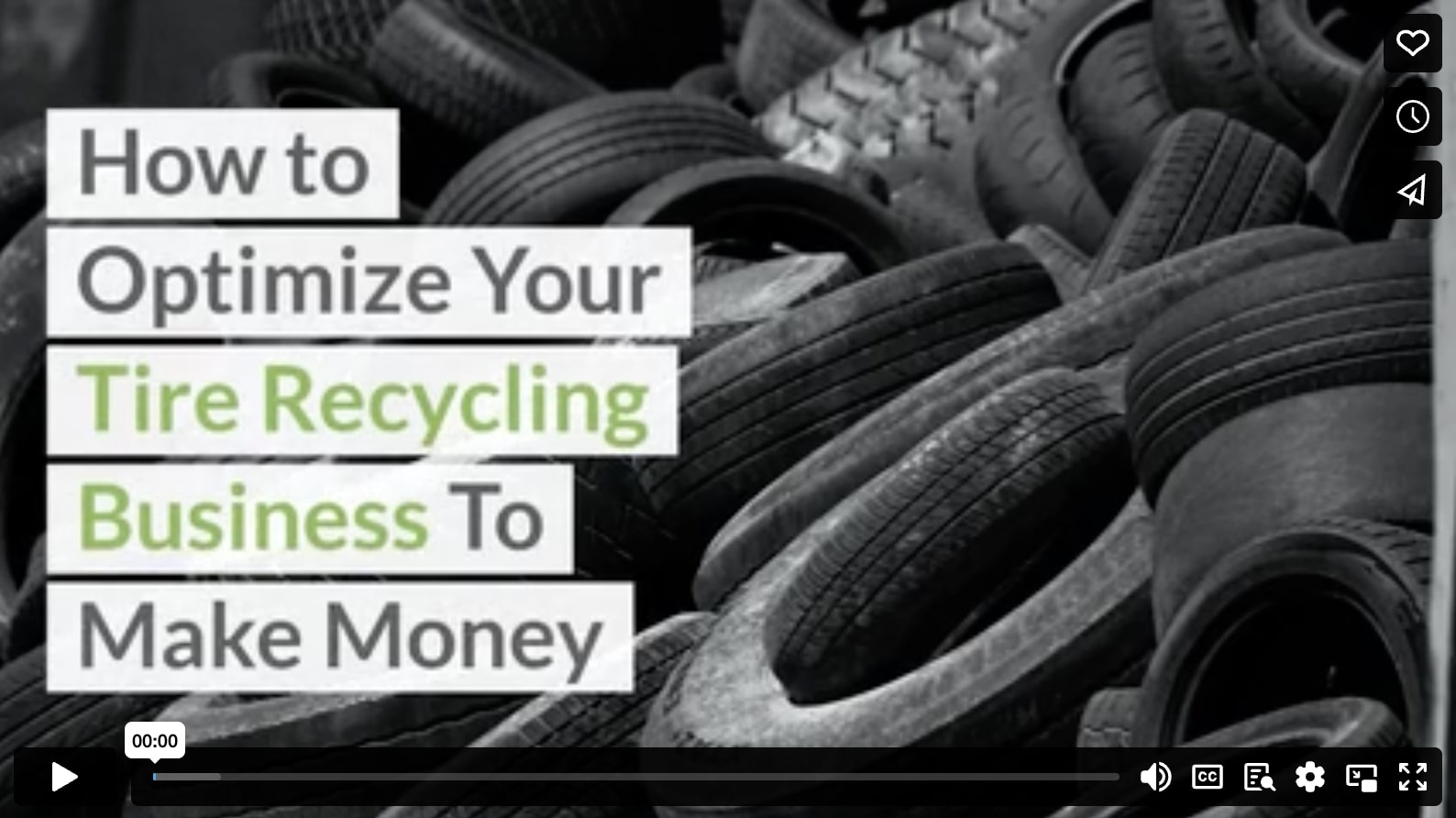 How to Optimize Your Tire Recycling Business To Make Money
