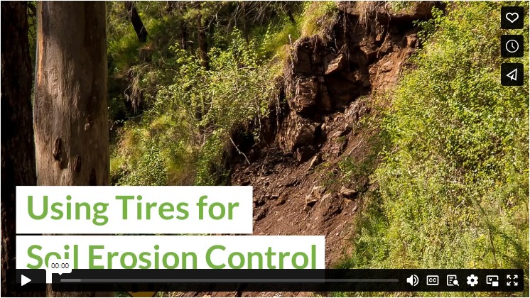 Using Tires for Soil Erosion Control