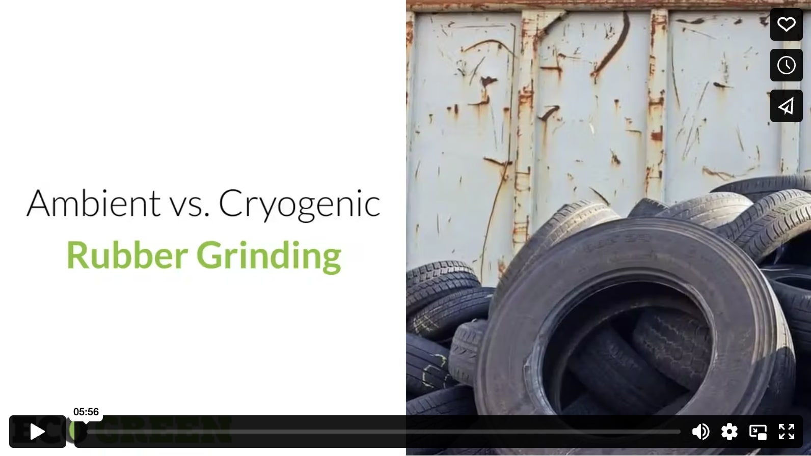 Ambient vs. Cryogenic Rubber Grinding