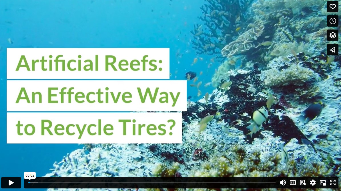 Arrecifes artificiales: ¿una forma eficaz de reciclar neumáticos?