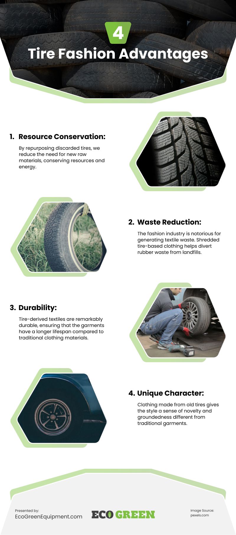 4 Tire Fashion Advantages Infographic