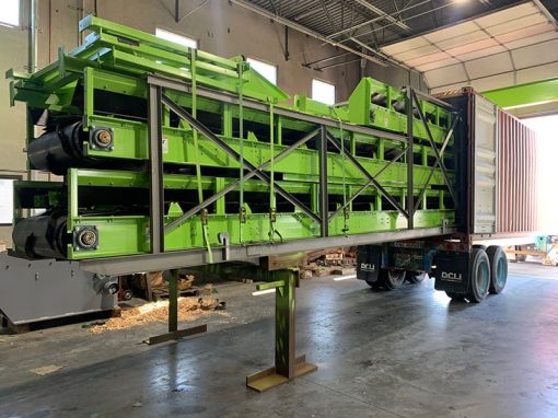 ECO Green Belt conveyors delivery