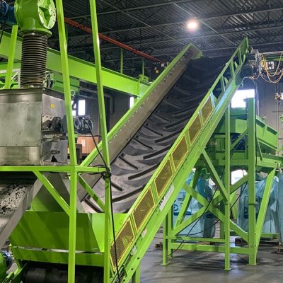 ECO Green Belt conveyors display