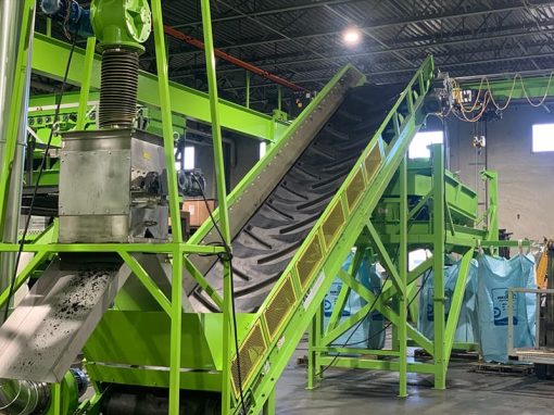ECO Green Belt conveyors display