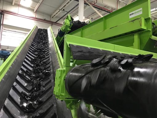 ECO Green Belt conveyors operation