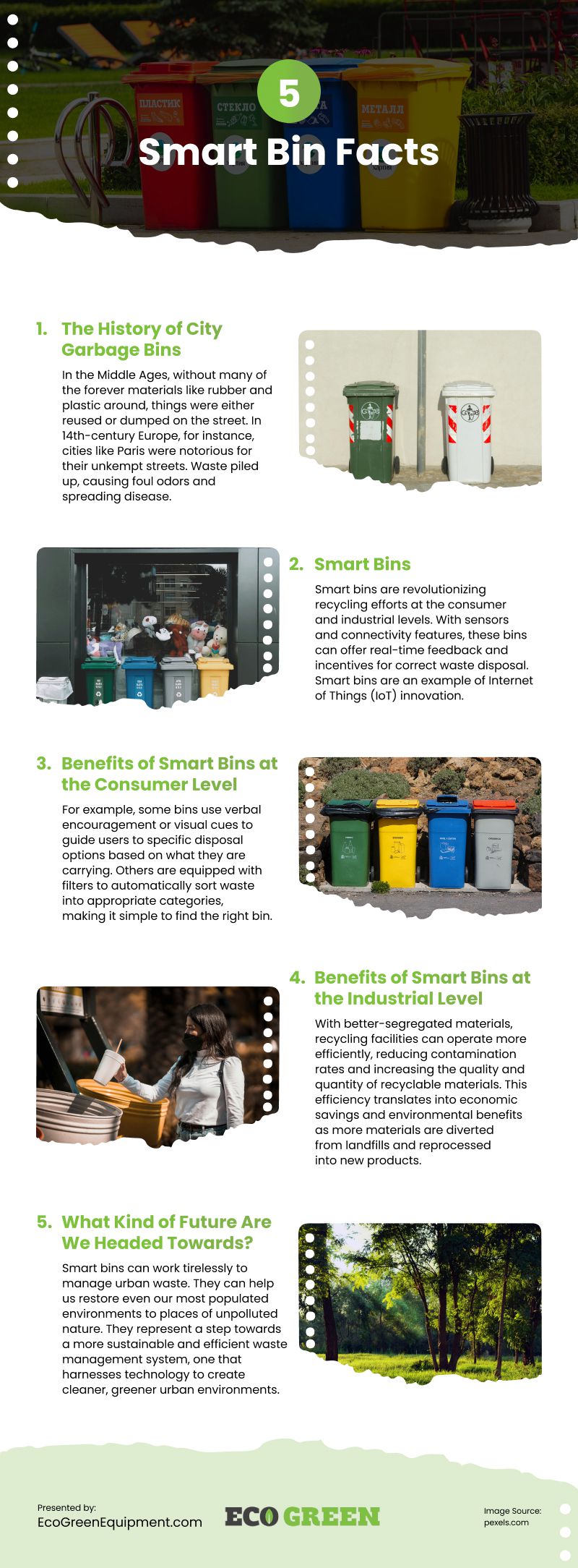 5 Smart Bin Facts Infographic