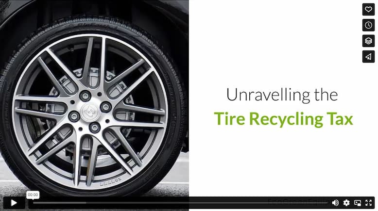 Unravelling the Tire Recycling Tax