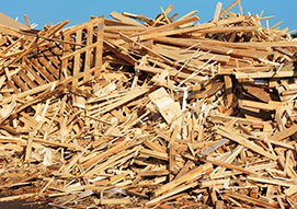 industrial application wood recycling