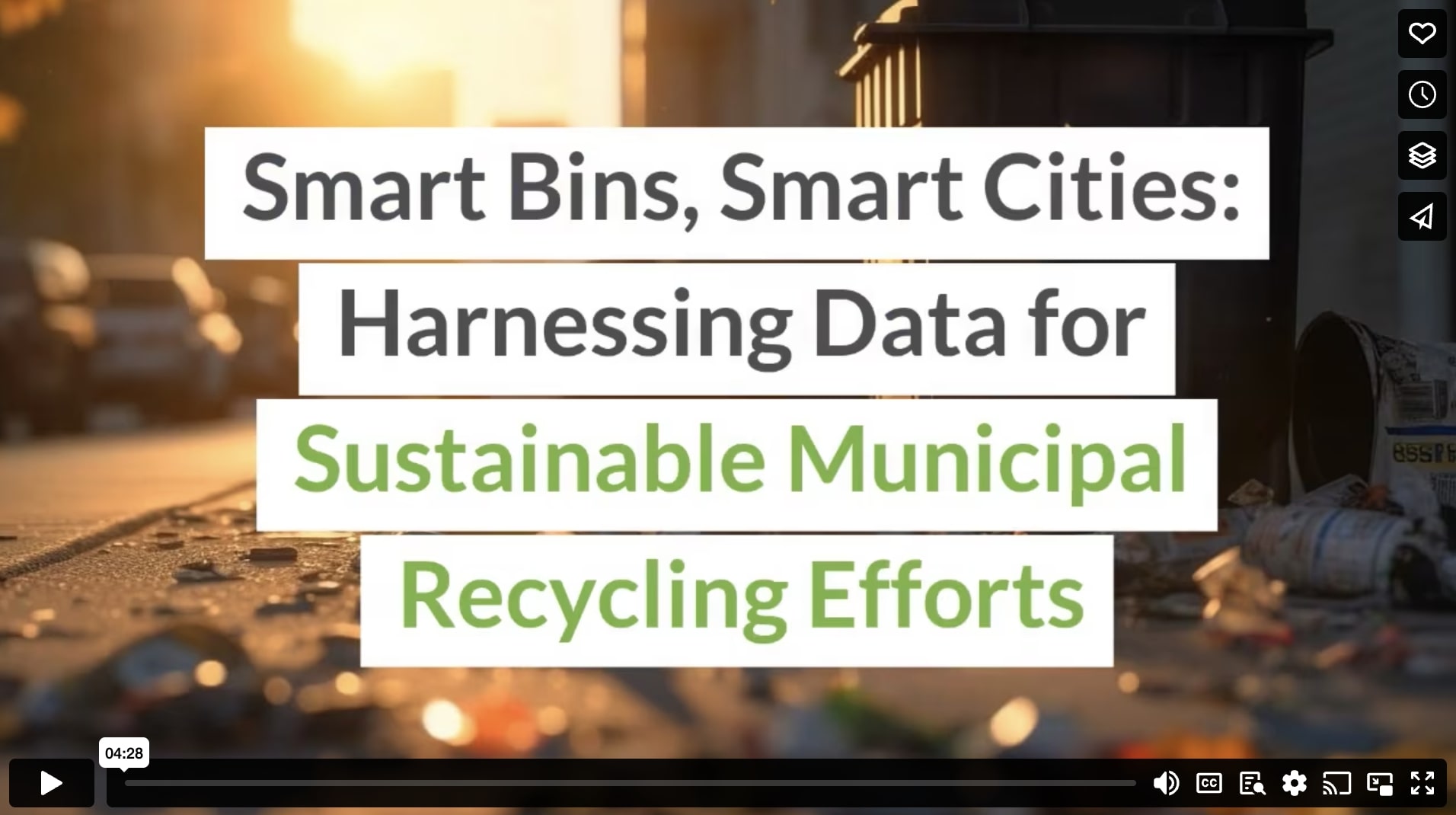 Smart Bins, Smart Cities: Harnessing Data for Sustainable Municipal Recycling Efforts